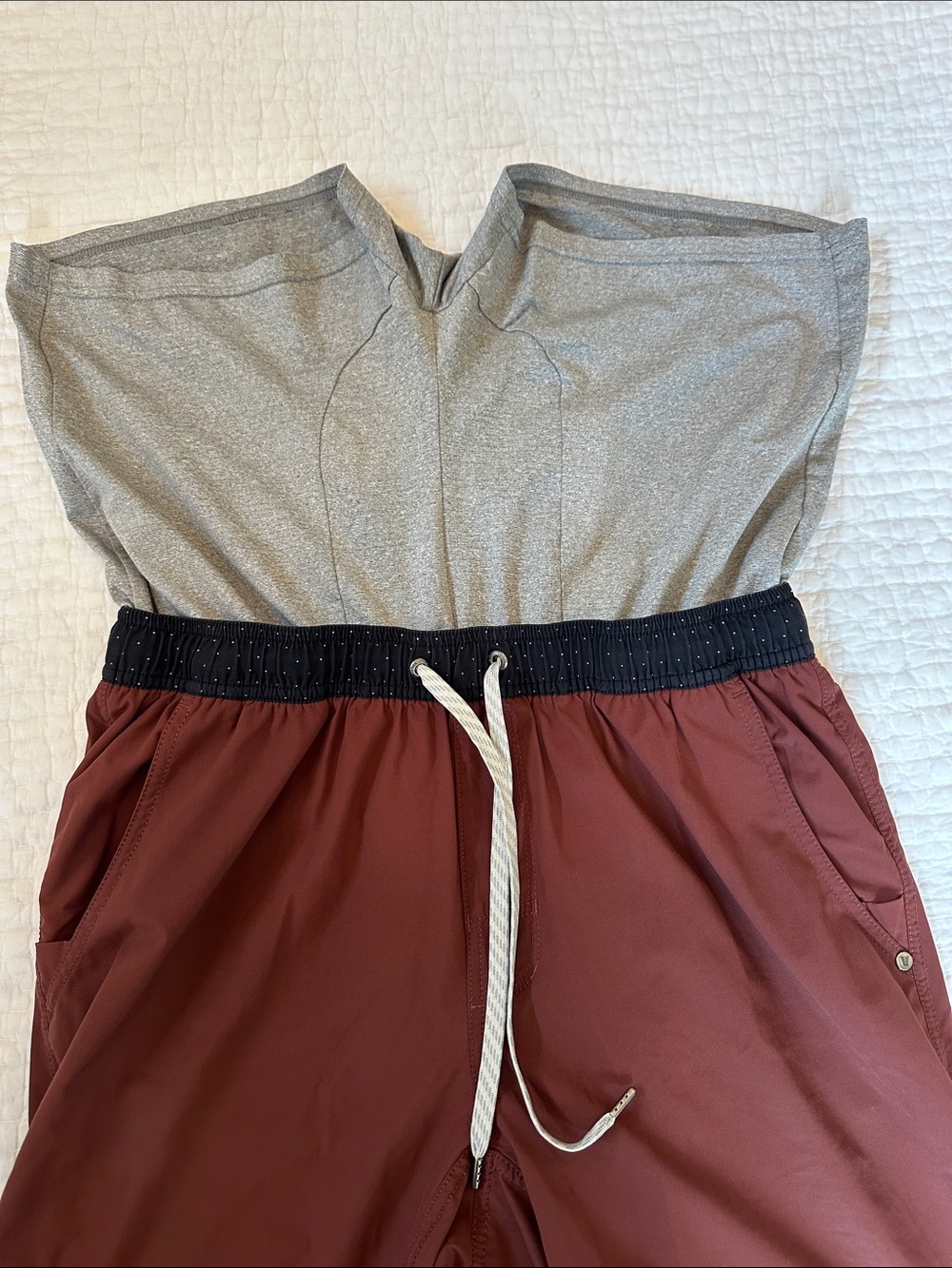 Vuori Men’s Rust Athletic Shorts with liner, Size L, 9 inch inseam - Picture 5 of 6
